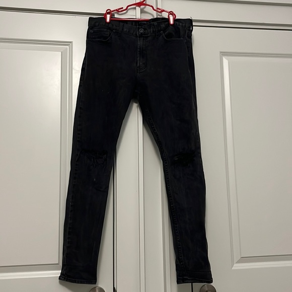 Bullhead Other - Black Skinny Fit Pants for Men - Size 33W 32L